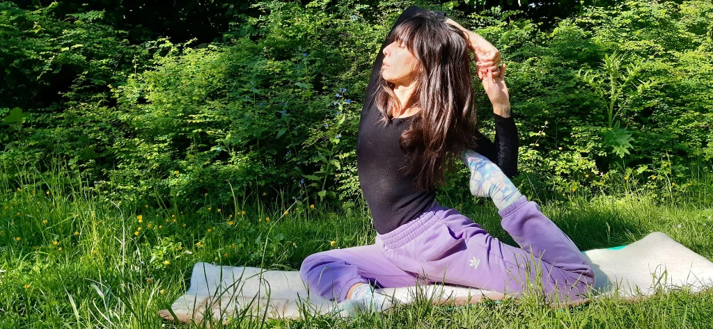 Natuurlijk_Mild Yoga mat geeting spring 100% Belgian wool .webp